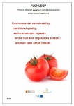 Environmental sustainability, nutritional quality, socio-economic impacts in the fruit and vegetables sectors: a closer look at the tomato