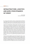 Infrastructure, logistics and agro-food dynamics in Turkey