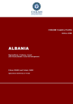 CIHEAM Country Profile: Albania: Agriculture, Fishery, Food and Sustainable rural Development 2008
