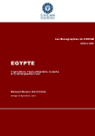 Les Monographies du CIHEAM : Egypte : L’agriculture, l ’agro-alimentaire, la pêche et le développement rural 2008