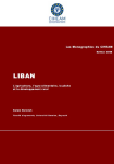 Les Monographies du CIHEAM : Liban : L’agriculture, l’agro-alimentaire, la pêche et le développement rural 2008