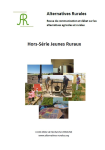 Alternatives rurales, h.s. - Juin 2015 - Jeunes ruraux