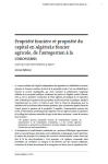 Propriété foncière et propriété du capital en Algérie