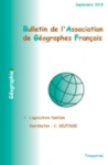 Bulletin de l'association de géographes français : Géographies, n. 3 - 01/09/2015 - L'agriculture familiale