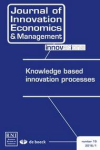 Journal of Innovation Economics & Management, n. 19 - January 2016 - Knowledge based innovation processes
