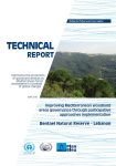 Improving Mediterranean woodland areas governance through participative approaches implementation: Bentael Natural Reserve, Lebanon