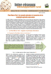 Bulletin de synthèse souveraineté alimentaire, n. 20 - 01/05/2016 - Plan Maroc Vert : les grands principes et avancées de la stratégie agricole marocaine