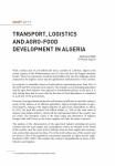 Transport, logistics and agro-food development in Algeria