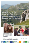 Adaptation of the Life+ Mil’Ouv eco-pastoral diagnostic method to the Albanian context