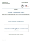 Diagnostic des activités du Bureau Association Conseil en Tunisie