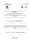 Le crédit agricole, le développement de l'agriculture et l’analyse financière de projets : cas de la région Fier en Albanie