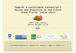 Towards a sustainable convention: values and practices in the French stone fruits’value chain