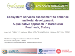 Ecosystem services assessment to enhance territorial development: a qualitative approach in Karaburun Peninsula, Turkey