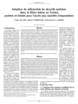 Adoption de référentiels de sécurité sanitaire dans la filière dattes en Tunisie