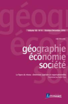 Géographie, Economie, Société, vol. 18, n. 4 - 01/10/2016 - La figure du réseau