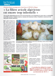 "La filière avicole algérienne est encore trop informelle"