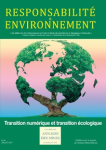 Annales des mines - Responsabilité et environnement, n. 87 - 01/07/2017 - Transition numérique et transition écologique