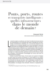 Ponts, ports, routes et transports intelligents
