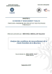Analyse des conditions de renouvellement de la charte forestière de la Bouriane (France)