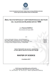 Analyse statistique et cartographique du secteur de l'élevage en Albanie depuis 1990