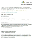 Action locale et développement rural : diversité des formes d’appropriation du programme européen LEADER en France et en Lituanie
