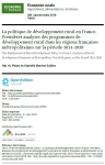 La politique de développement rural en France. Premières analyses des programmes de développement rural dans les régions françaises métropolitaines sur la période 2014-2020