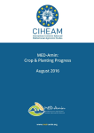 MED-Amin: crop and planting progress - august 2016