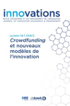 Innovations, n. 56 - 01/05/2018 - Crowdfunding et nouveaux modèles de l’innovation