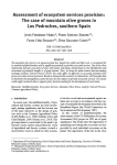 Assessment of ecosystem services provision: the case of mountain olive groves in Los Pedroches, southern Spain