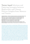 Nature-based solutions and fostering synergies between biodiversity and climate policies: insights from Morocco and Tunisia
