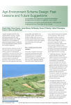 Agri-environment scheme design: past lessons and future suggestions