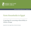 Farm households in Egypt: a typology for assessing vulnerability to climate change