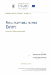 Final activities report Egypt: from july 2015 to june 2018