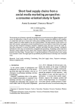 Short food supply chains from a social media marketing perspective: a consumer-oriented study in Spain