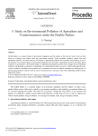 A study on environmental pollution of agriculture and countermeasures under the double failure