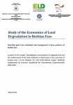 Study of the economics of land degradation in Burkina Faso
