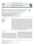 Sustainable use and management of non-conventional water resources for rehabilitation of marginal lands in arid and semiarid environments