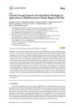 Climate change impacts and adaptation strategies of agriculture in Mediterranean-Climate Regions (MCRs)