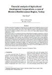 Financial analysis of agricultural development cooperatives: a case of Western Mediterranean Region, Turkey