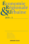 Revue d'économie régionale et urbaine, n. 5 - Décembre 2019