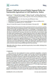 Farmers’ attitudes toward public support policy for sustainable agriculture in GAP-Sanliurfa,Turkey