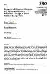 China-to-UK student migration and pro-environmental behaviour change: a social practice perspective