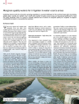 Marginal-quality waters for irrigation in water-scarce areas