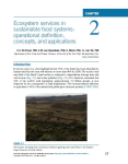 Ecosystem services in sustainable food systems: Operational definition, concepts, and applications