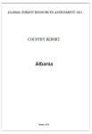 Global forest resources assessment 2015 : country report. Albania