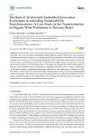 The role of territorially embedded innovation ecosystems accelerating sustainability transformations: a case study of the transformation to organic wine production in Tuscany (Italy)