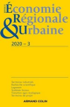 Revue d'économie régionale et urbaine, n. 3 - Mars 2020