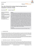 The role of industrial ecology in food and agriculture's adaptation to climate change