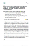 Impact of the SARS-CoV-2 on the Italian agri-food sector: an analysis of the quarter of pandemic lockdown and clues for a socio-economic and territorial restart