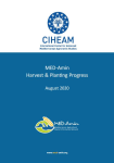 MED-Amin: harvest & planting progress - august 2020